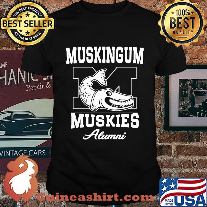 Muskingum muskies alumni logo shirt