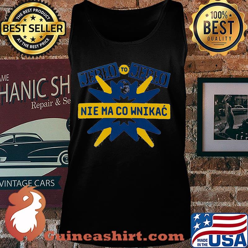 Nie ma co wnikać biała koszulka męska s Tank top