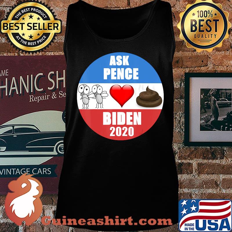 Pence Harris Debate Fly - Flies Love Poo! - Biden 2020 T-Shirt Tank top