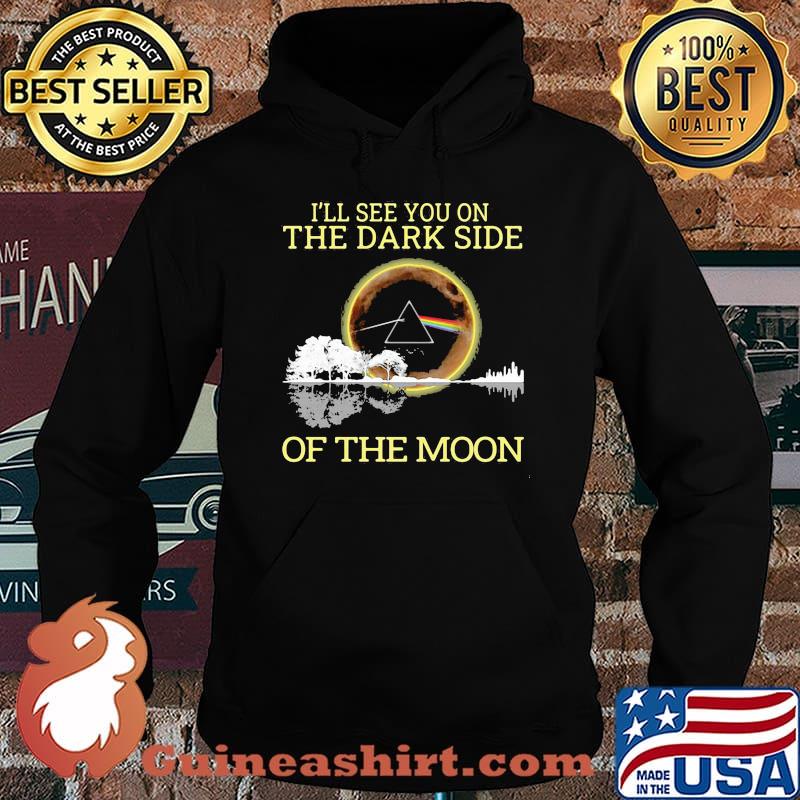 Pink floyd band i'll see you on the dark side of the moon guitar river s Hoodie
