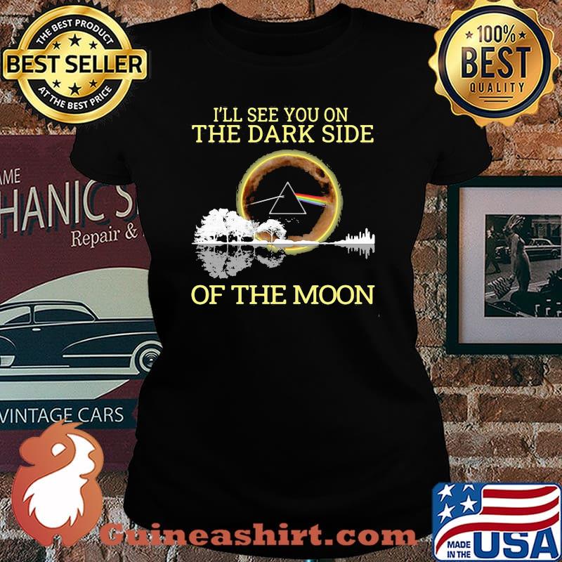Pink floyd band i'll see you on the dark side of the moon guitar river s Laides tee