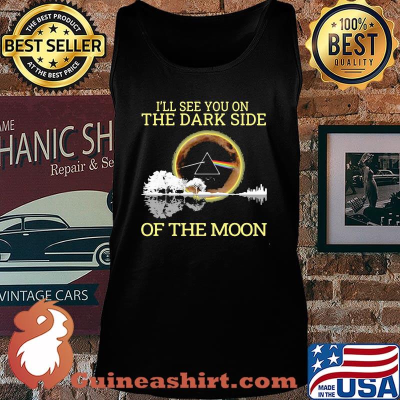 Pink floyd band i'll see you on the dark side of the moon guitar river s Tank top