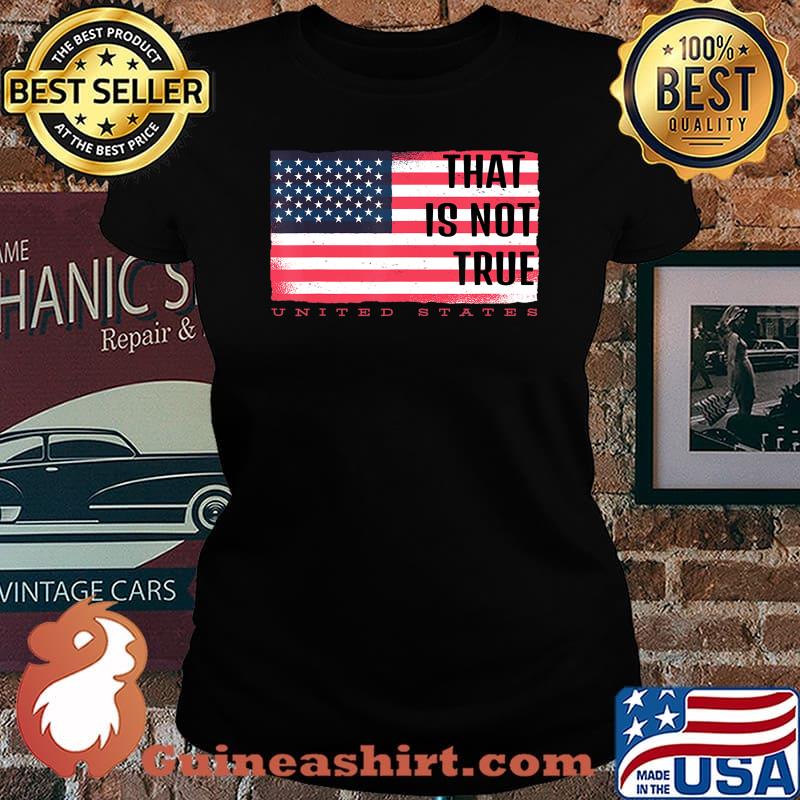 Presidential Debate that is not true Biden vs. Trump T-Shirt Laides tee