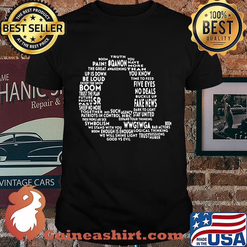 Qanon be loud boom five eyes no deals wwg1wga shirt