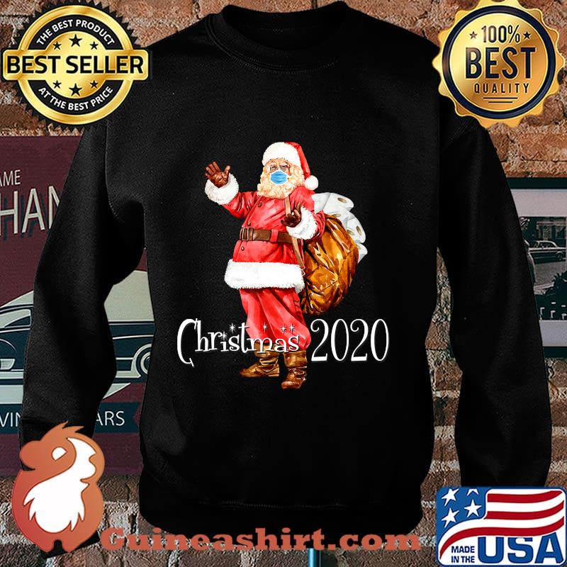 Santa Wear Face Mask And Toilet Paper Bag Christmas 2020 Shirt Sweater