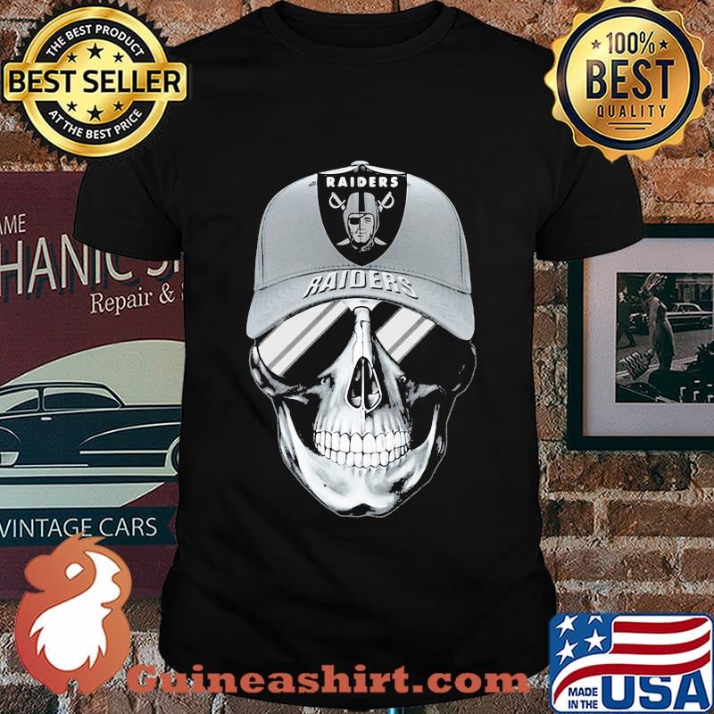 Skull oklahoma raiders football shirt