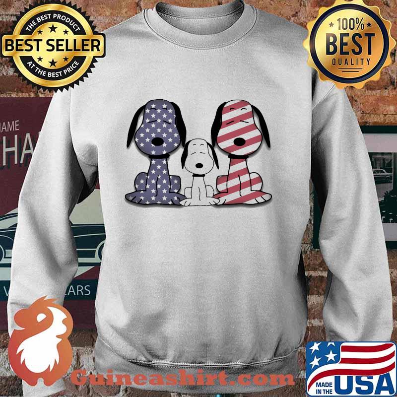 Snoopy american flag happy independence day s Sweater