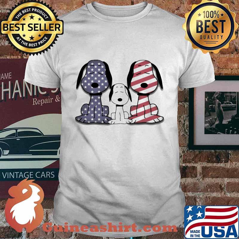 Snoopy american flag happy independence day shirt