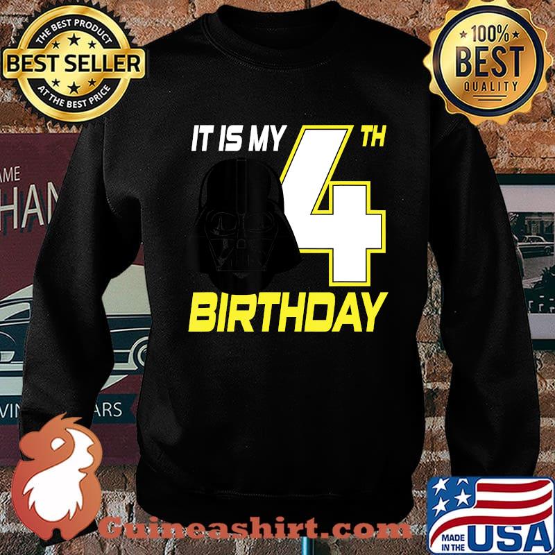 Star Wars Darth Vader 4th Birthday T-Shirt Sweater