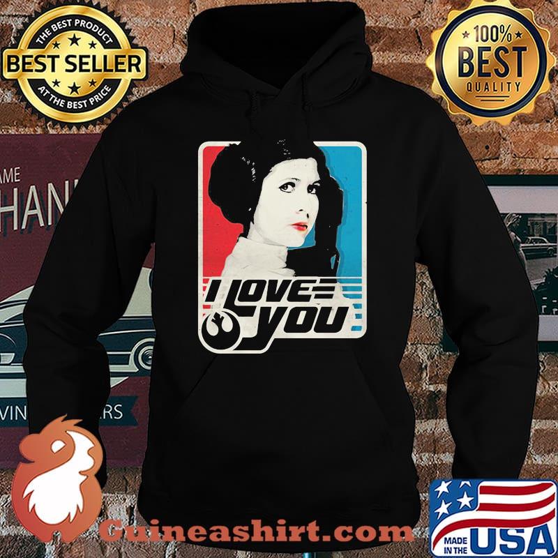 Star wars leia i love you art s Hoodie