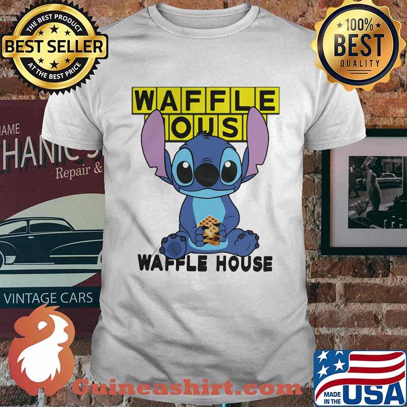 Stitch waffle house logo shirt