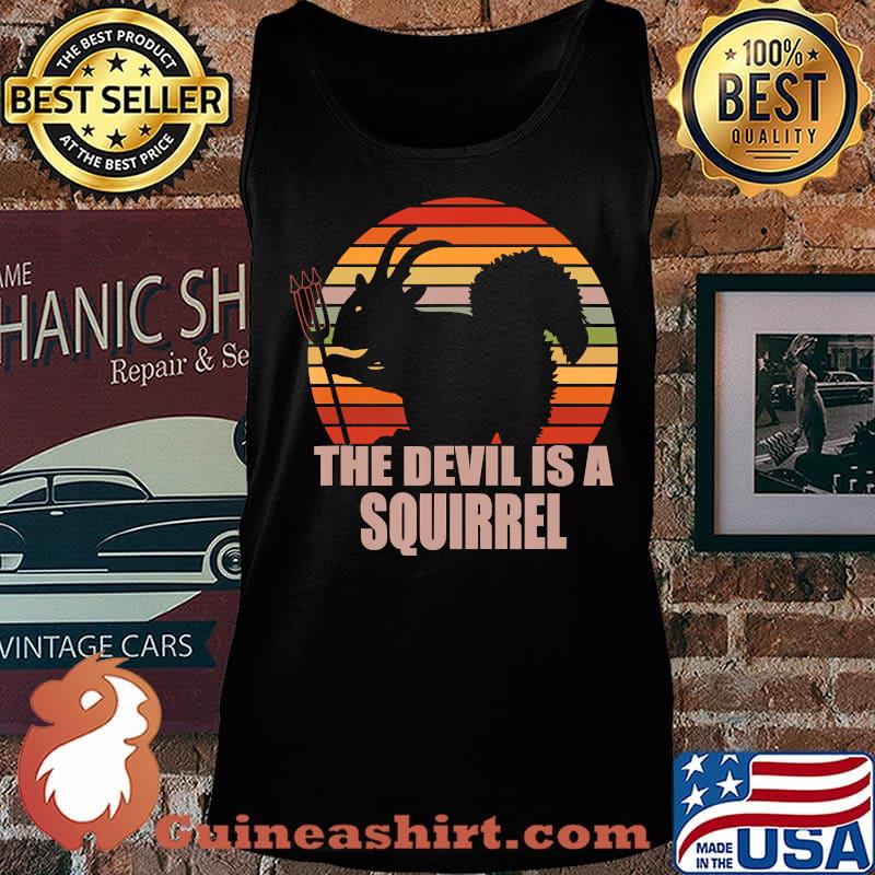 The devil is a squirrel, funny retro gift T-Shirt Tank top