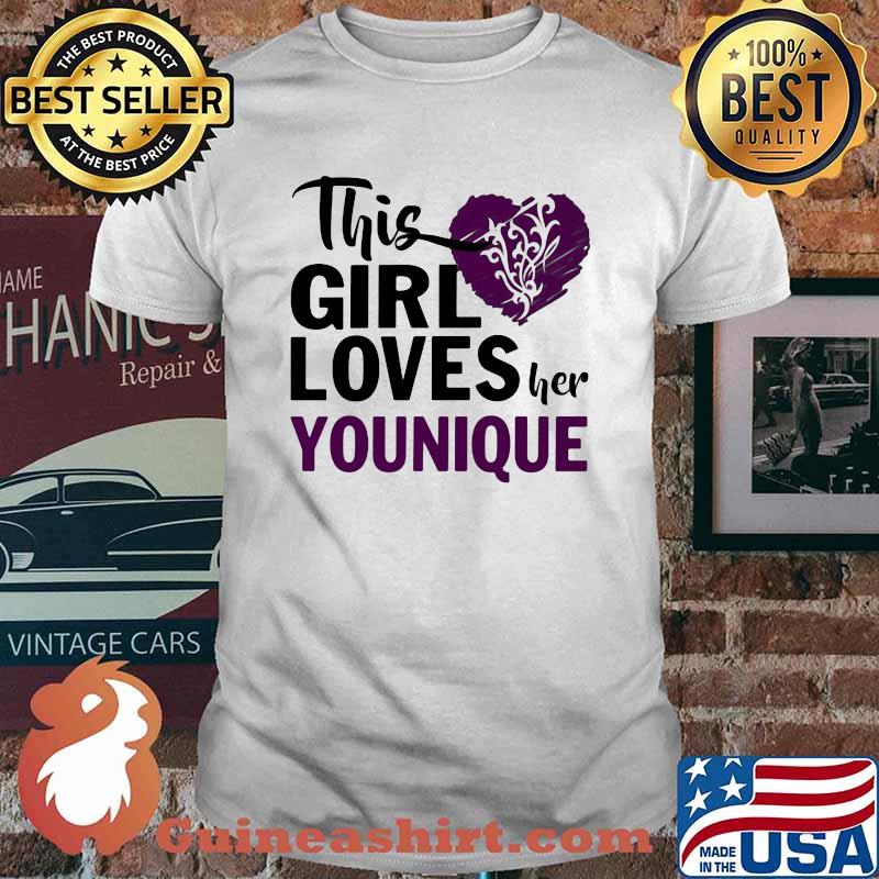 This girl loves her younique shirt