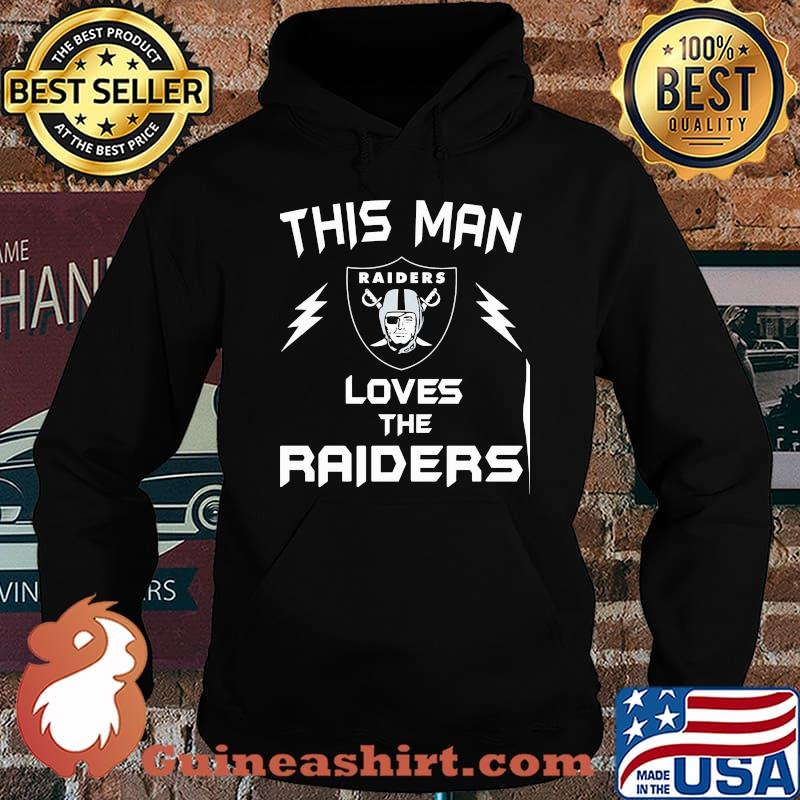 This man loves the oklahoma raiders s Hoodie