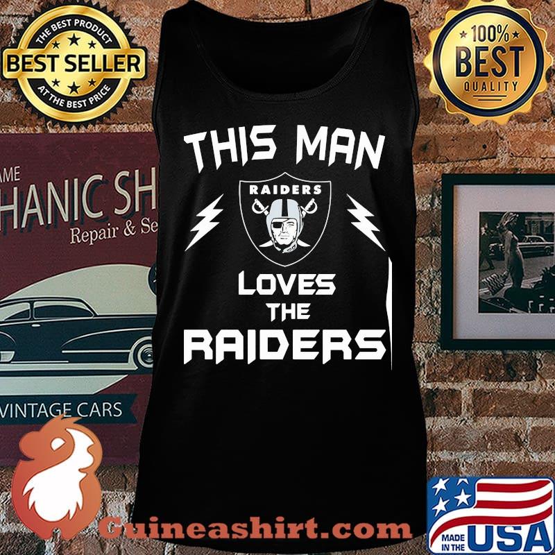 This man loves the oklahoma raiders s Tank top