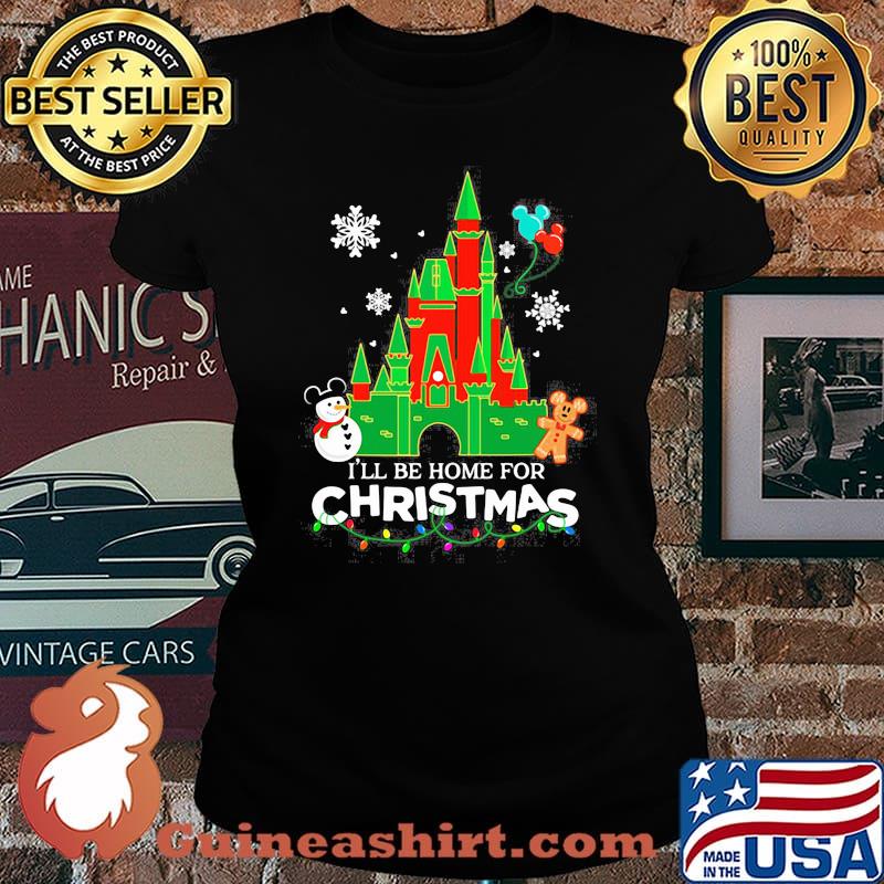 Walt disney i'll be home for christmas lights s Laides tee