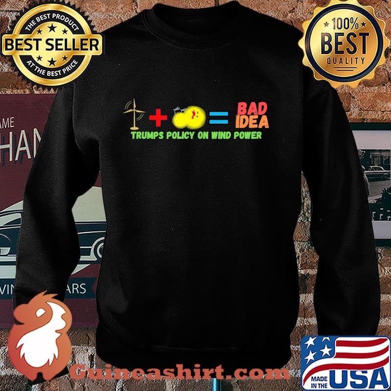Wind Power is bad because it kills birds 2020 Anti Trump Shirt Sweater
