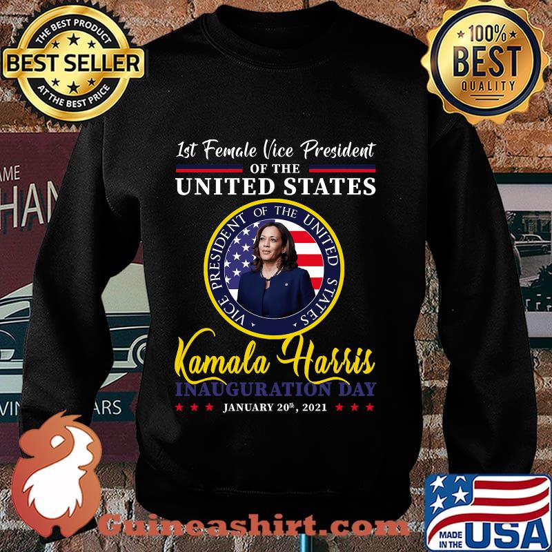 1st Female Vice President Of The United States Kamala Harris Inauguration Day January 20th 2021 Shirt Sweater