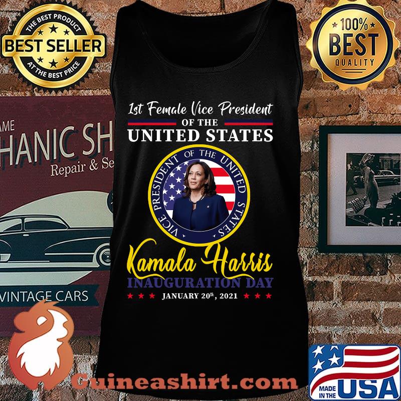 1st Female Vice President Of The United States Kamala Harris Inauguration Day January 20th 2021 Shirt Tank top