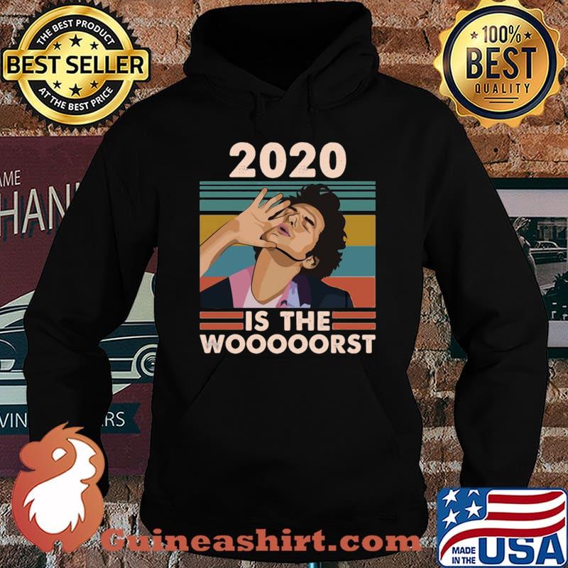 2020 is the worst fitted vintage retro s Hoodie