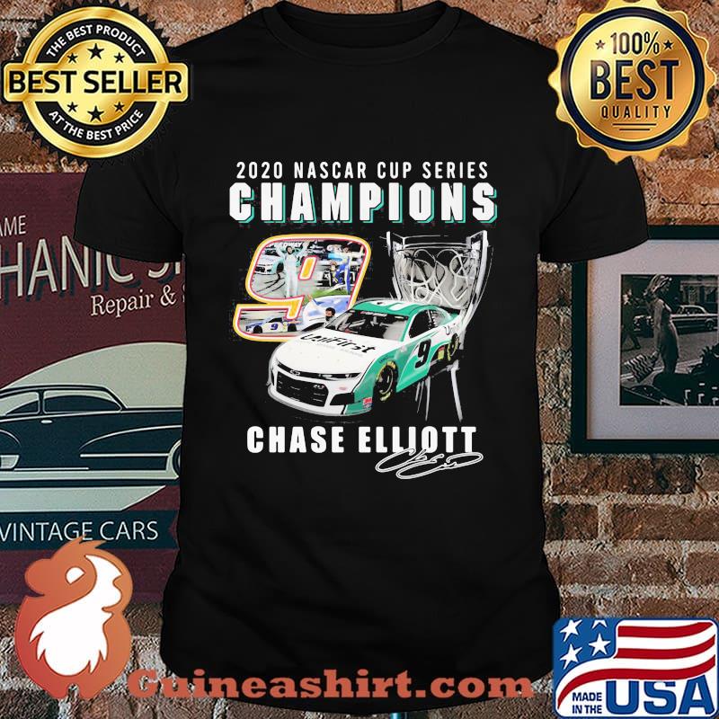 2020 nascar cup series champions 9 chase elliott signature shirt