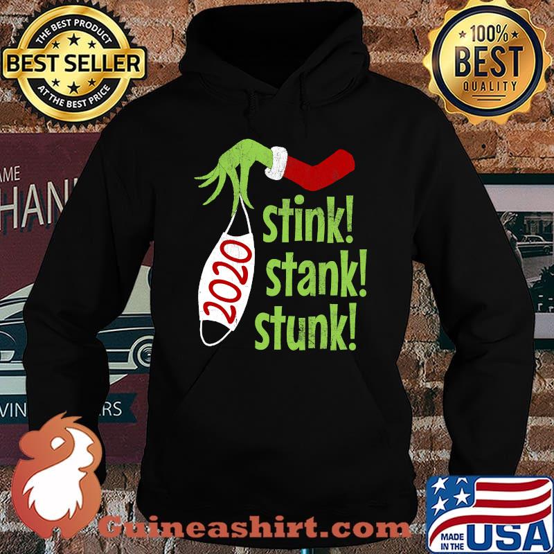 2020 Stink Stank Stunk Grinch Mask Christmas Pajamas Shirt Hoodie
