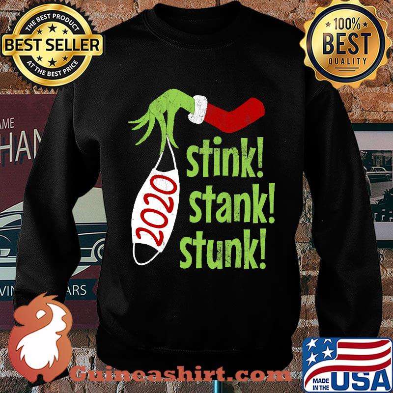 2020 Stink Stank Stunk Grinch Mask Christmas Pajamas Shirt Sweater