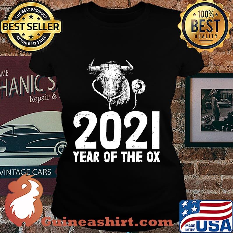 2021 year of the ox nurse new years eve party nursing s Laides tee