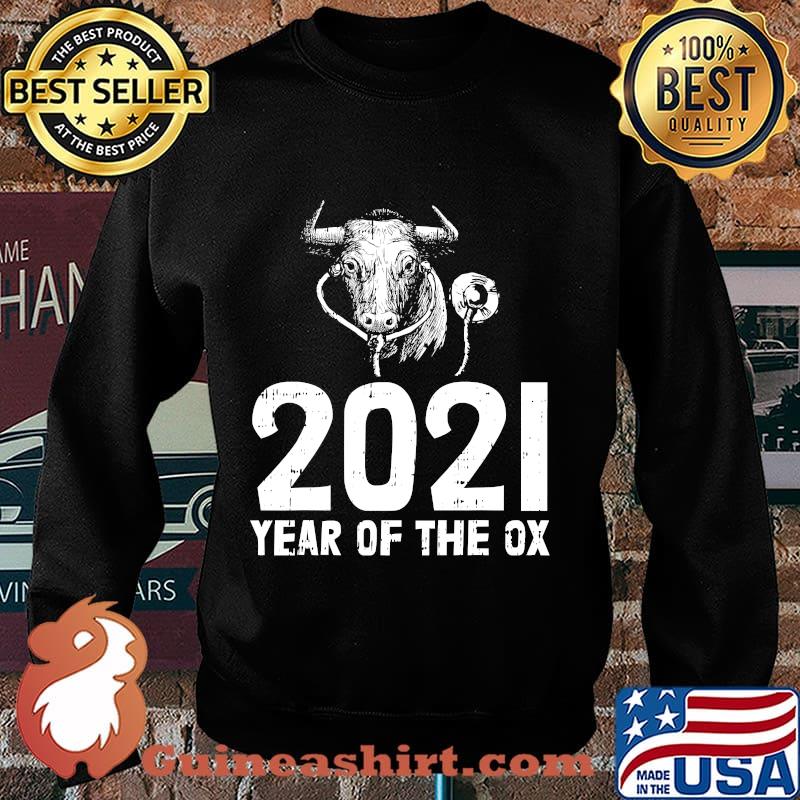 2021 year of the ox nurse new years eve party nursing s Sweater