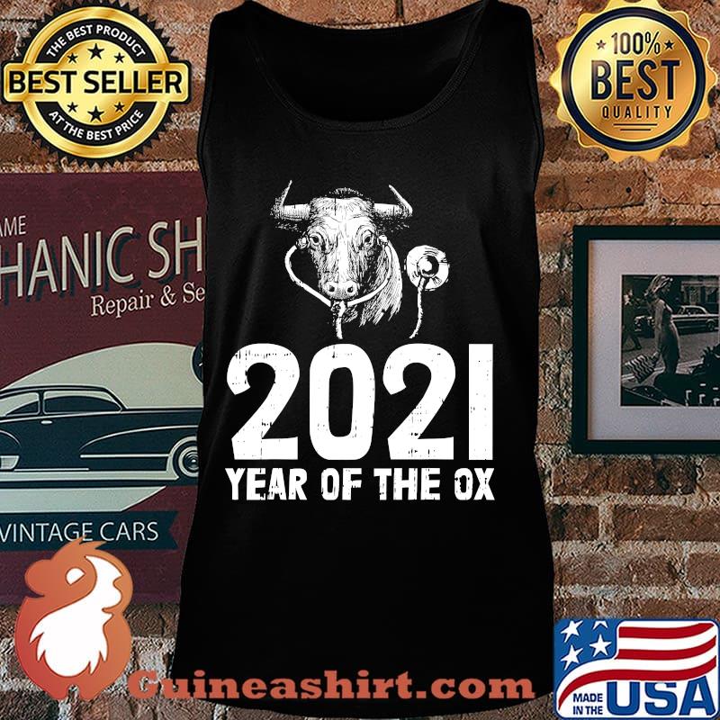 2021 year of the ox nurse new years eve party nursing s Tank top