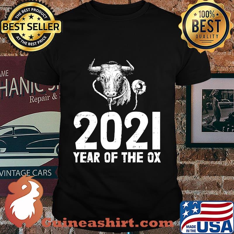 2021 year of the ox nurse new years eve party nursing shirt
