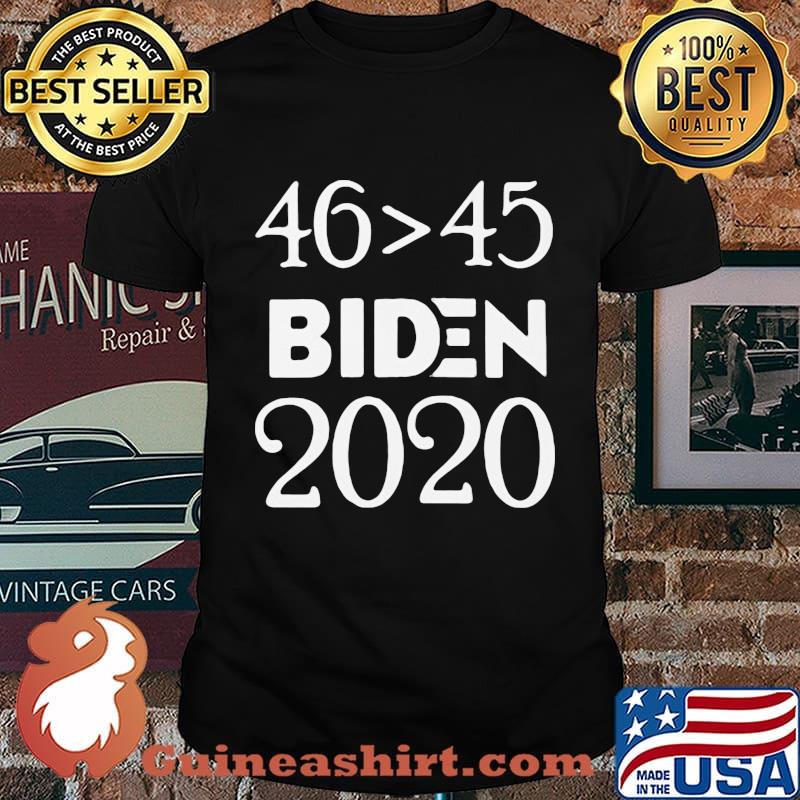 46 45 joe biden america 2020 shirt