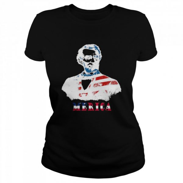 Abraham Lincoln 4th Of July American USA Flag shirt - Image 3