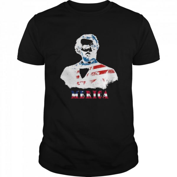 Abraham Lincoln 4th Of July American USA Flag shirt - Image 2