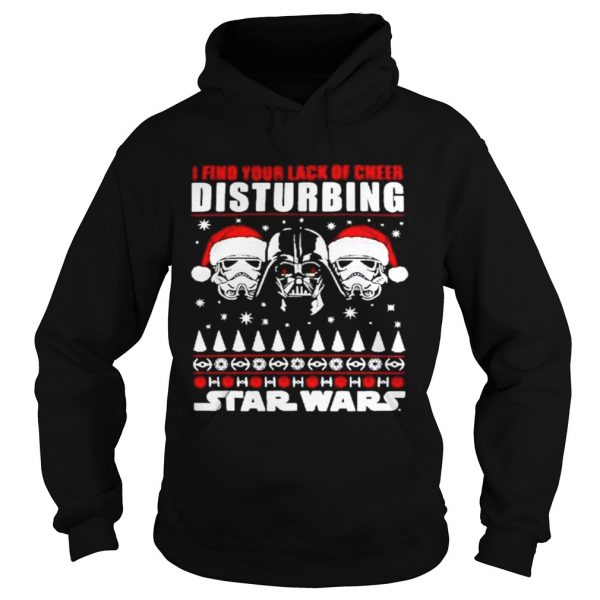 Darth Vader I find your lack of cheer disturbing Star Wars Christmas shirt - Image 3