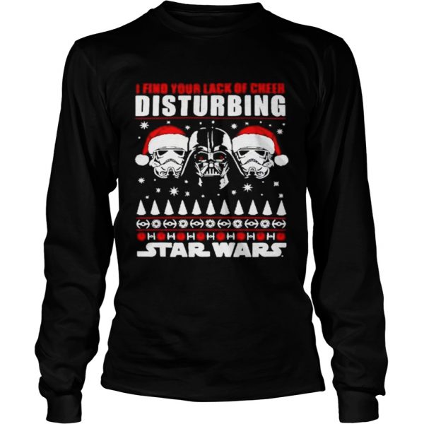 Darth Vader I find your lack of cheer disturbing Star Wars Christmas shirt - Image 4