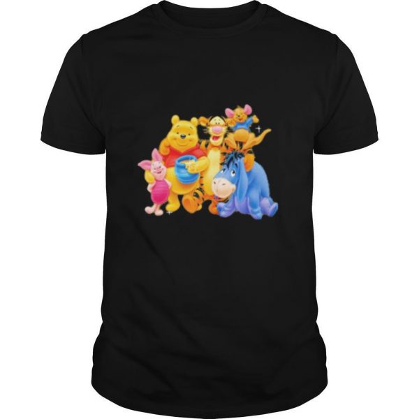 Disney pooh and friends cartoon shirt - Image 2