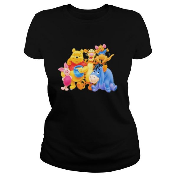 Disney pooh and friends cartoon shirt - Image 3