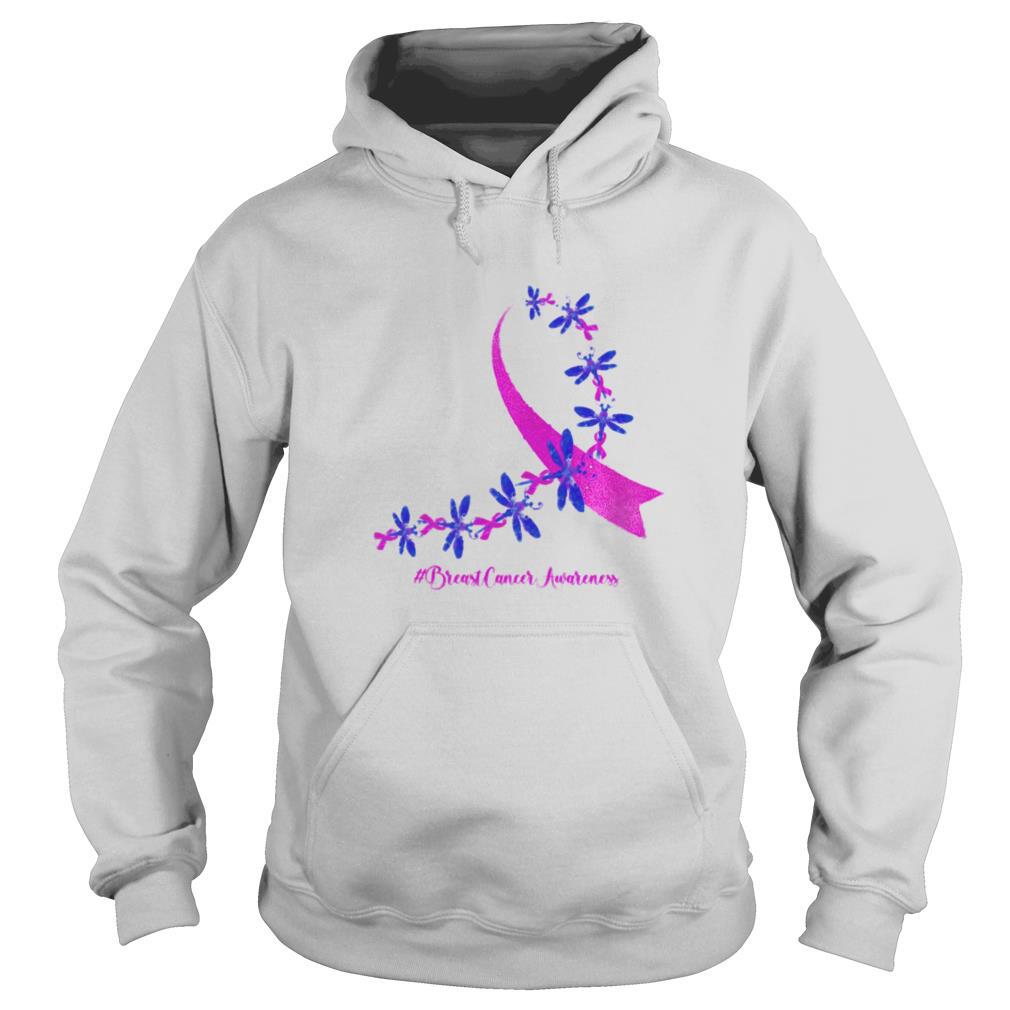 Dragonfly Breast Cancer Awareness Ribbon Pink shirt - Image 5