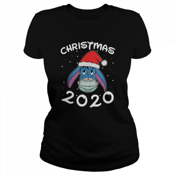 Face Eeyore Santa Wear Mask Merry Christmas 2020 Christmas shirt - Image 2