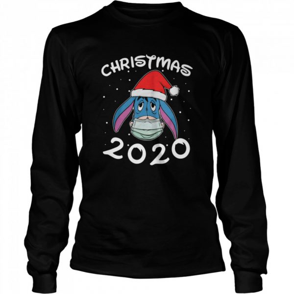 Face Eeyore Santa Wear Mask Merry Christmas 2020 Christmas shirt - Image 3
