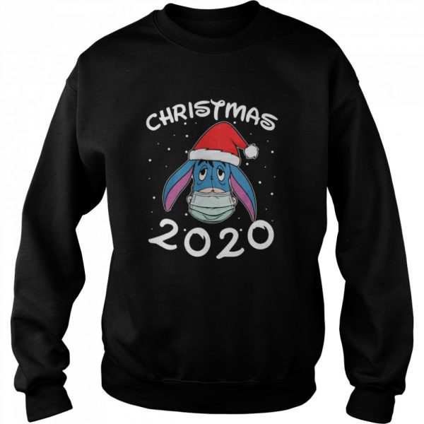 Face Eeyore Santa Wear Mask Merry Christmas 2020 Christmas shirt - Image 4