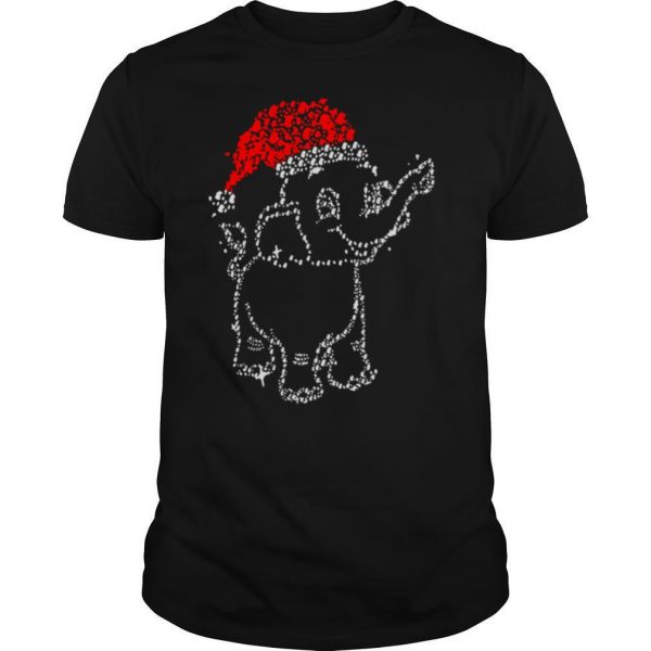 Great Elephant Santa Light Christmas shirt - Image 2