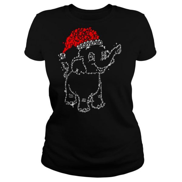 Great Elephant Santa Light Christmas shirt - Image 3