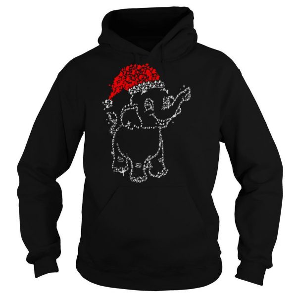 Great Elephant Santa Light Christmas shirt - Image 6
