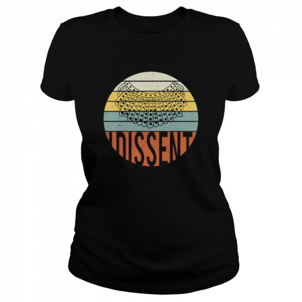 I Dissent Quote vintage RBG shirt - Image 3