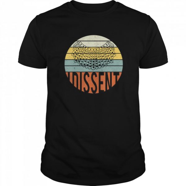I Dissent Quote vintage RBG shirt - Image 2