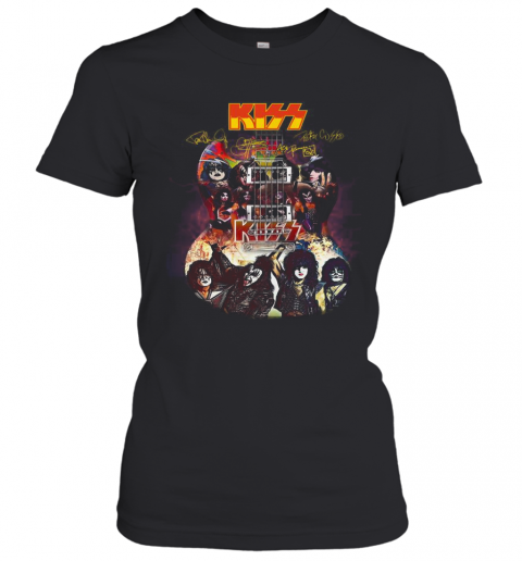 KIZZ Guitar Signatures T-Shirt Classic Mens T-shirt - Image 3