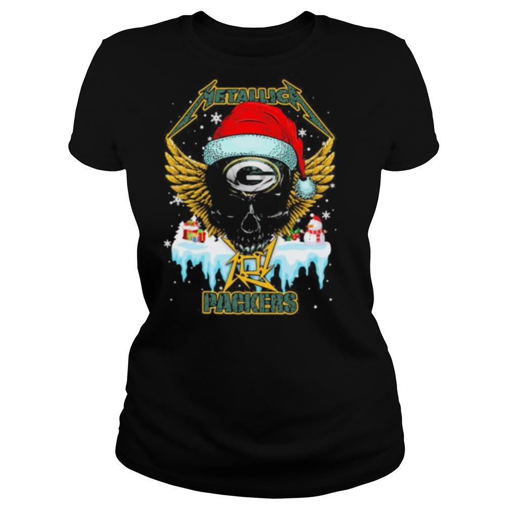 Metallica Skull Green Bay Packers shirt - Image 2