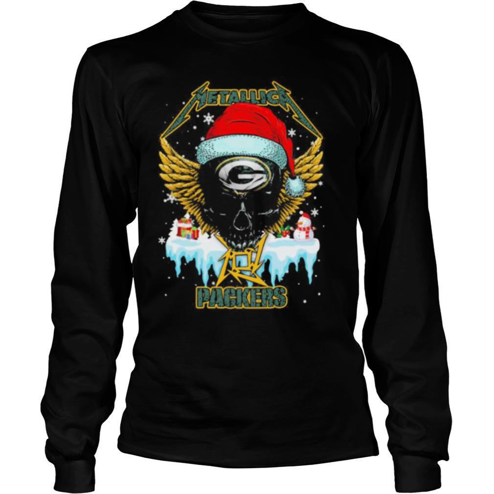 Metallica Skull Green Bay Packers shirt - Image 3